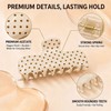 3.8 Inch Polka Dot Acetate Claw Clip for Women Thin