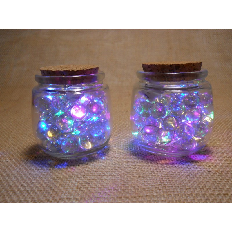 Decor LED Rope Nightlight Mystical Fairy Jar with Cork Lid