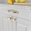 Amerdeco 10 Pack Brushed Gold Cabinet Pulls 4 Inch(102mm) Hole