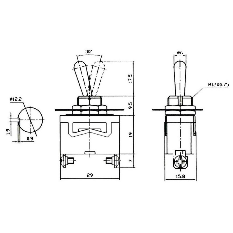 etopars ™ 5 x Heavy Duty 20 A 125 V