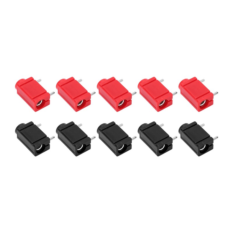 10Pcs PCB Banana Socket Good Conductivity 4mm Corrosion Resistance Stable