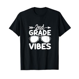 2ND GRADE VIBES - BACK TO SCHOOL RETRO SUNGLASS T-Shirt