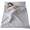 Inner Sleeping Bag, Lightweight, Comfortable Inner Sheet, Storage Bag Included,