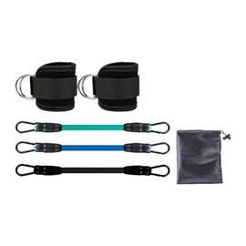Generic 3x Ankle Resistance Bands, Ankle Bands, Workout Bands with Ankle Straps