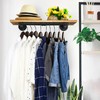 WEBI Clothing Rack Wall Mount,20" Industrial Pipe Clothes Rack for
