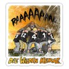 Spreadshirt Die Wilden Kerle RAAAAA Ausruf Sticker Max. 10 x
