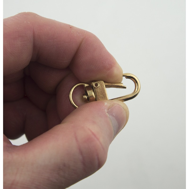 HAND® No.114 Gold Tone Metal Snap Hook Clasp and Swivel