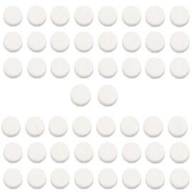 Diikinva 50Pcs Car Diffuser Vent Clip Aroma Replacement Pads, Unscented Essential Oil Aromatherapy Refill Tablets, Felt Pads for Car Air Freshener Clips, Necklace, Bracelet