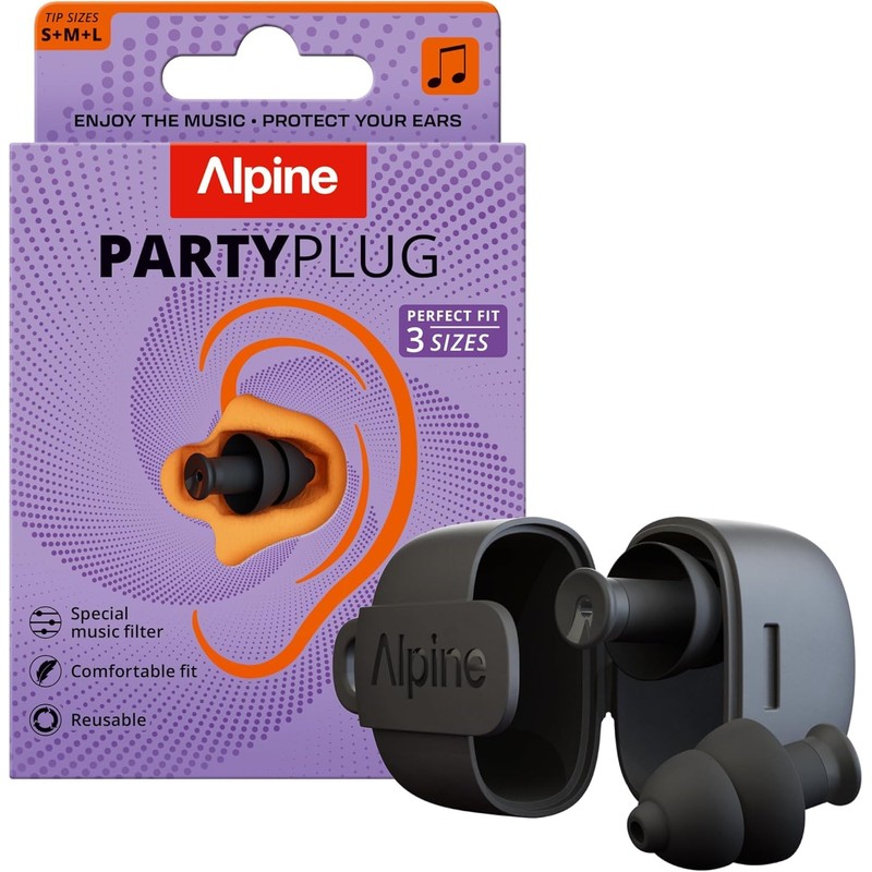 Alpine PartyPlug - Tapones para orejas de concierto con reducción