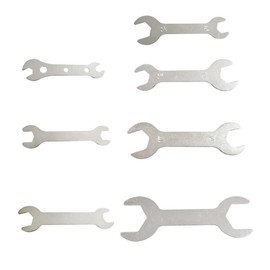 Yuauy Double Ended 1.5-2mm Thin Brake Wrench adjusting Offset bolts Wrench Bicycle Tool Kit Spanner Cone Wrench Bike Cycling 5.5mm thru 24mm 7 sizes Cycling Multi Set