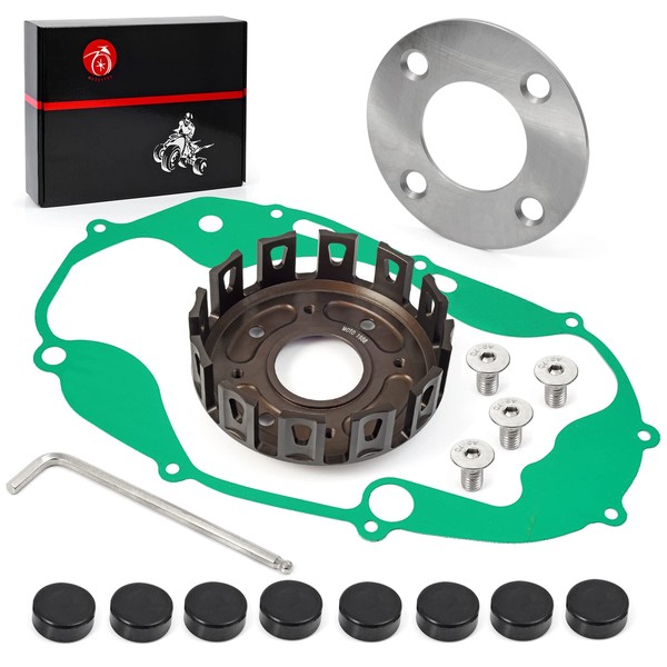CNC Billet Heavy Duty Clutch Basket Kit & Gasket Compatible