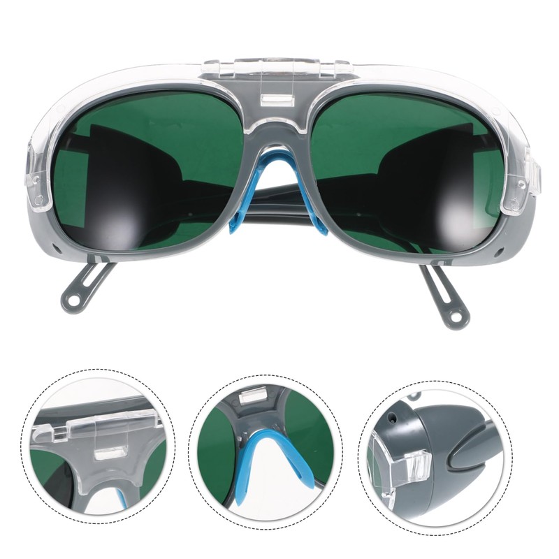 Outanaya 2pcs Welding Glasses Work Glasses for Men Dark Glasses