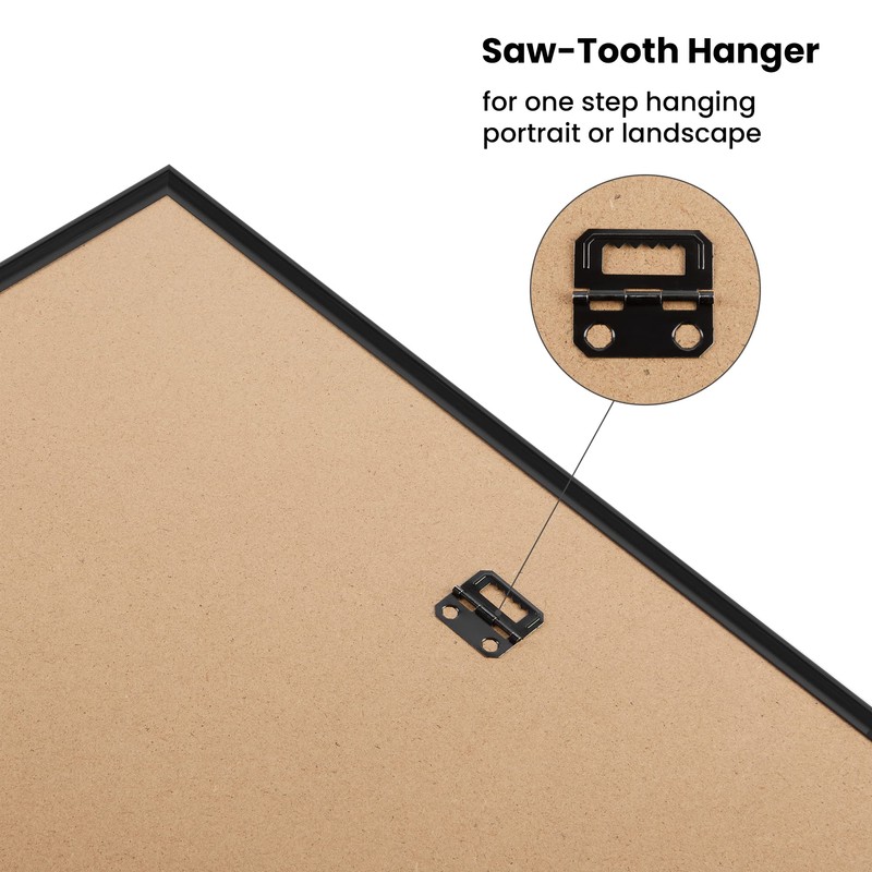 upsimples 11x17 Picture Frame Black 3 Pack, 11 x 17