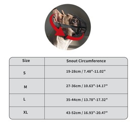 CAPASTEC Muzzle for Dogs with Flattened Snout Adjustable Breathable French Bulldog Muzzle for French Bulldog Pekingese Pugs XL Black