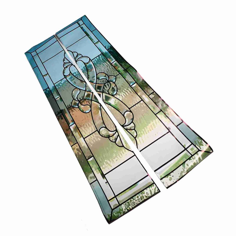 2Pcs Glass Door Sticker Self Adhesive Water Resistant Wall Sticker