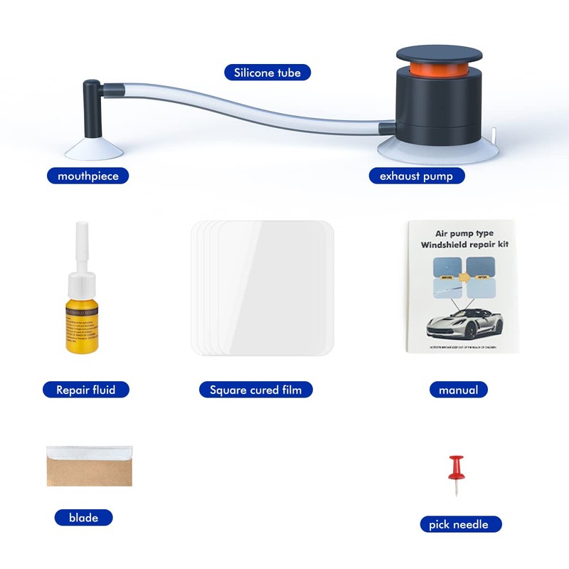 XTryfun Windshield Repair Kit Applicable to All Models of Windshield,