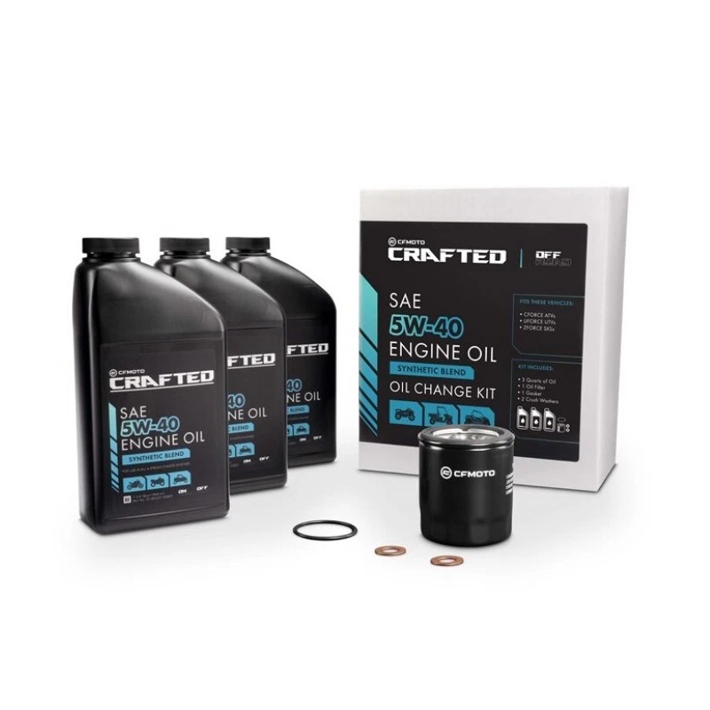 CFMOTO CF MOTO CFORCE/UFORCE 400/500/600/800 5W40 Oil Change Kit 3