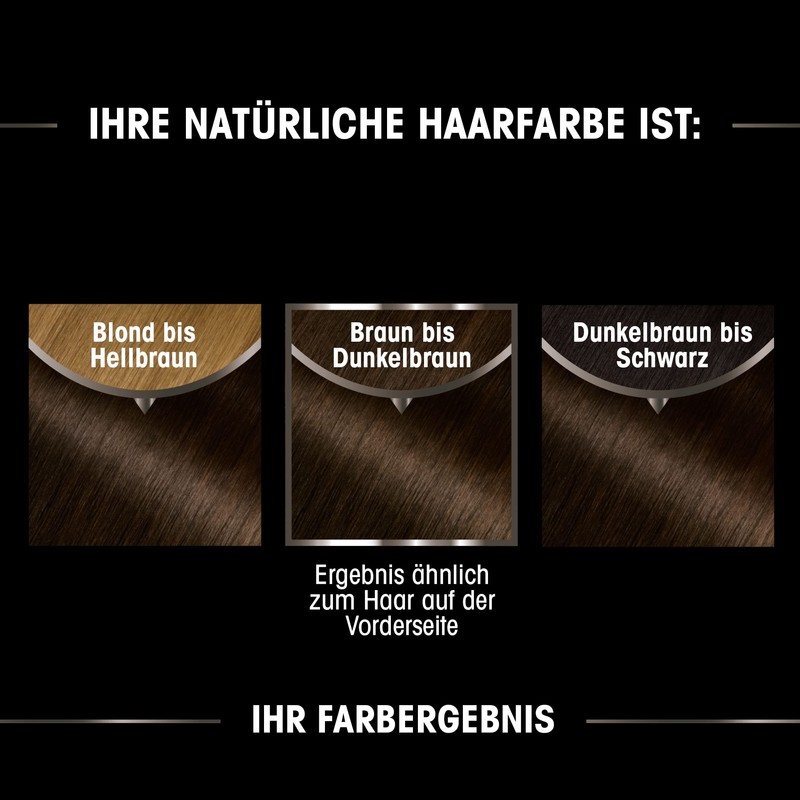 Garnier Olia #4.0 Medium Brown, Permanent Hair Colour with Intense