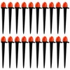 VooGenzek 20 PCS Micro 8-Hole Stake Emitter Dripper, Adjustable Drip