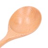 5Pcs Soup Spoons, Wood Soup Spoons Wooden Spoons for Eating