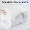 TECHMILLY Super Soft Shaggy Bathroom Rugs, Absorbent Thick Non Slip