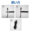 USK STORE Cable Bands Set Cable Ties Velcro Thin Velcro