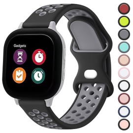 Meliya Silicone Band Replacement for Gizmo Watch 3 2 1 Bands/Gabb Watch 2 1 Bands for Kids, 20mm Breathable Waterproof Sport Gizmo Watch Band Replacement Gabb Watch Bands for Boys and Girls