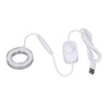 Microscope Lighting Lamp Spiral Buckle Adjustable Brightness LED Ring Light