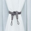 Set of 2 Lewondr Curtain Tiebacks Braid Rope Tiebacks Easy