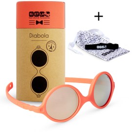 Ki ET LA Unisex Baby Diabola Sunglasses, neon orange