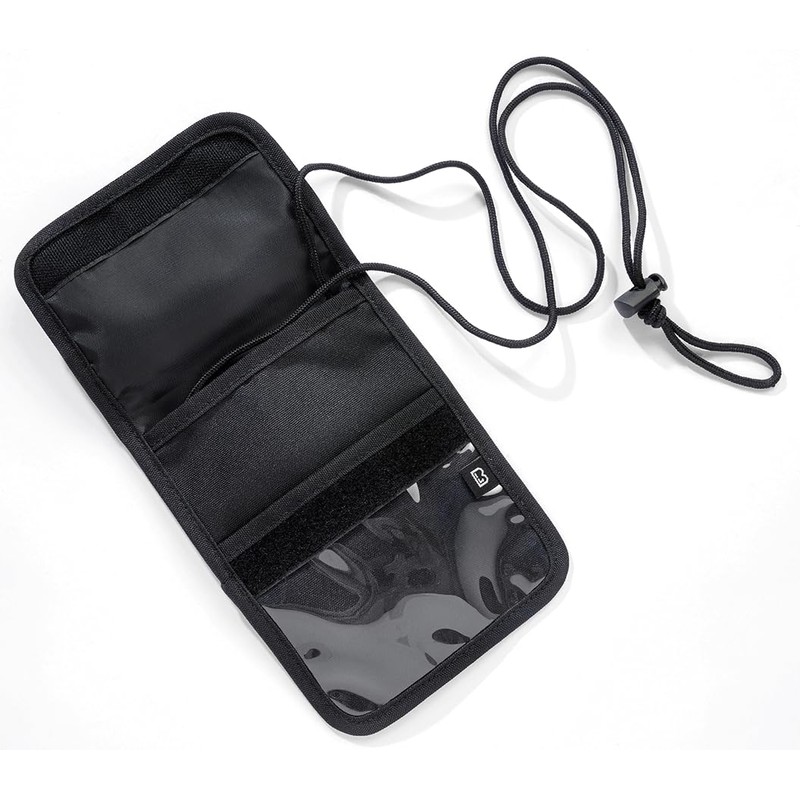 Brandit Chest Pocket, Many Colours, Black, Neck Pouch