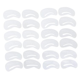 BIUDECO 24-Piece Eyebrow Stencils Kit Reusable Templates for Shaping and Grooming for Beginners and Professionals Washable Eyebrow Template Tools
