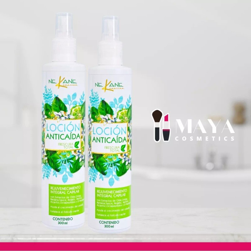 Nekane 24 Loción Anticaída Para Crecimineto De Cabello Nekane 300ml