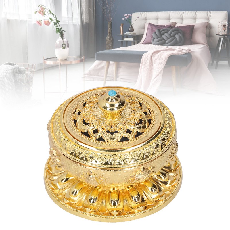 Zinc Alloy Incense Holder Burner Ancient Style Ornament Crafts for