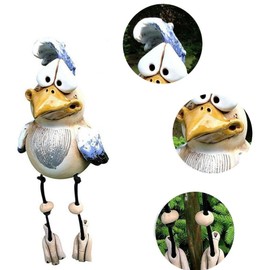 Lusacy Chicken Decorative Garden Ceramic, 3 Pieces Chicken Decorative Garden Decoration for Outdoor Figures, Chicken Garden Decoration, Ceramic Chicken Animal Figurine, Garden Stake, Ceramic Figure,