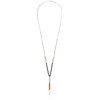 gorjana "Holiday" Power Gemstone Black Onyx/Gold Necklace