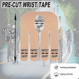 ANAMPION Kinesiotapes Pre-Cut for Finesse Pack of 12 (Skin Colour, 12 Pieces)