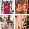 Christmas Ribbon Wired Edge Christmas Tree Ribbon Xmas Funny Cartoon