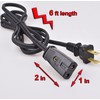 6ft Power Cord for Coffee Maker Suitable for West Bend