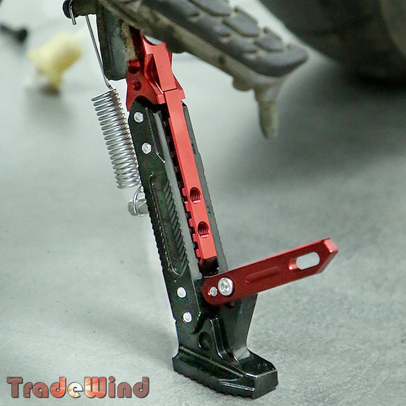 TradeWind Bike Side Stand Maintenance Stand Kickstand Height Adjustable Aluminum