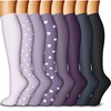 QUXIANG Copper Compression Socks for Women & Men Circulation (8