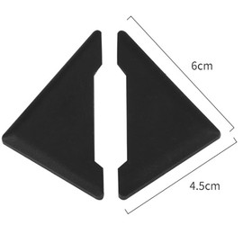 4 Pack/2 Pairs Door Corner Protector Car Corner Guard Sticker Car Door Guard Car Door Guard Car Door Protection Car Scratch Protection Dirt Prevention