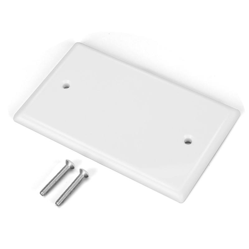 TNP Blank Wall Plate Outlet Cover - Blank Faceplate Socket