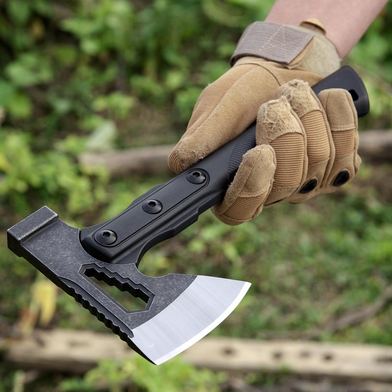 TESCOACH Camp Axe, Thin Wood Splitting Hand Axe, Outdoor Camping