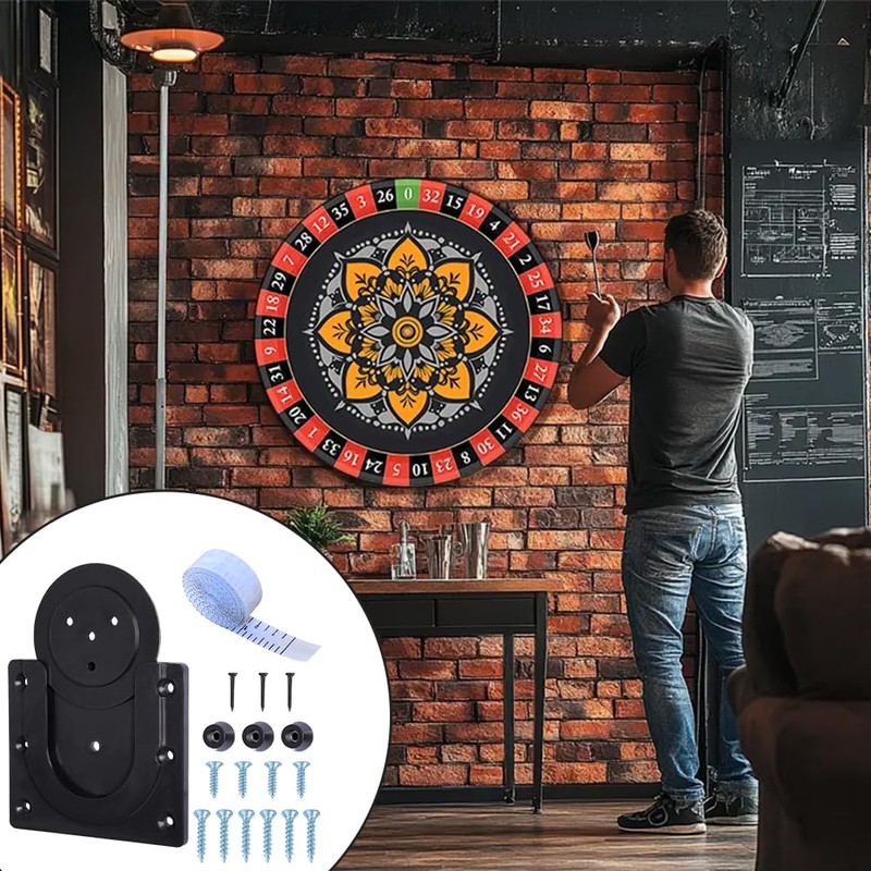 Dart Board Bracket Black, Professional Dart Board Accessories Hanging Dartboards