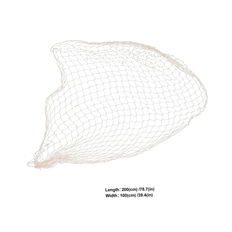 LABRIMP Wall Hanging Nautical Fishing Net Decoration for Luau Party