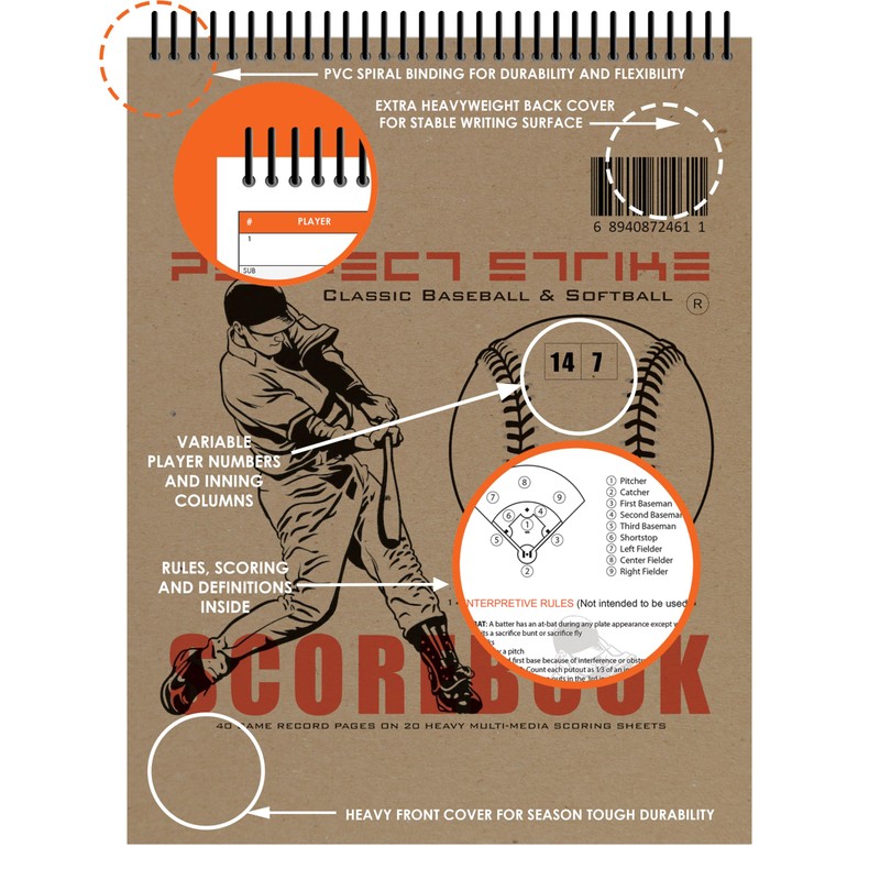 Perfect Strike SCOREBOOK with Rules and Scoring Instructions : Heavy