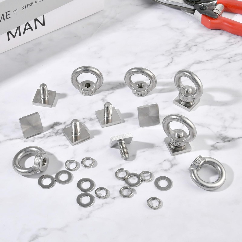 Aemygo 8 Sets T Track Bolt, Heavy Duty T Track
