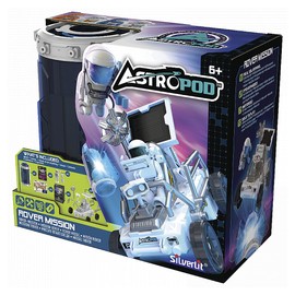 SILVERLIT - Astropod - The Solar Energy Vehicle - Theme Universe and Space - Construction and Experiences - Space Toy for Children - From 6 Years