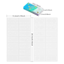 2 Pack DIY Domino Resin Molds,Dominoes Silicone Game Mold Double Six Epoxy Resin Mold for Personlized Dominoes Resin Casting Mold